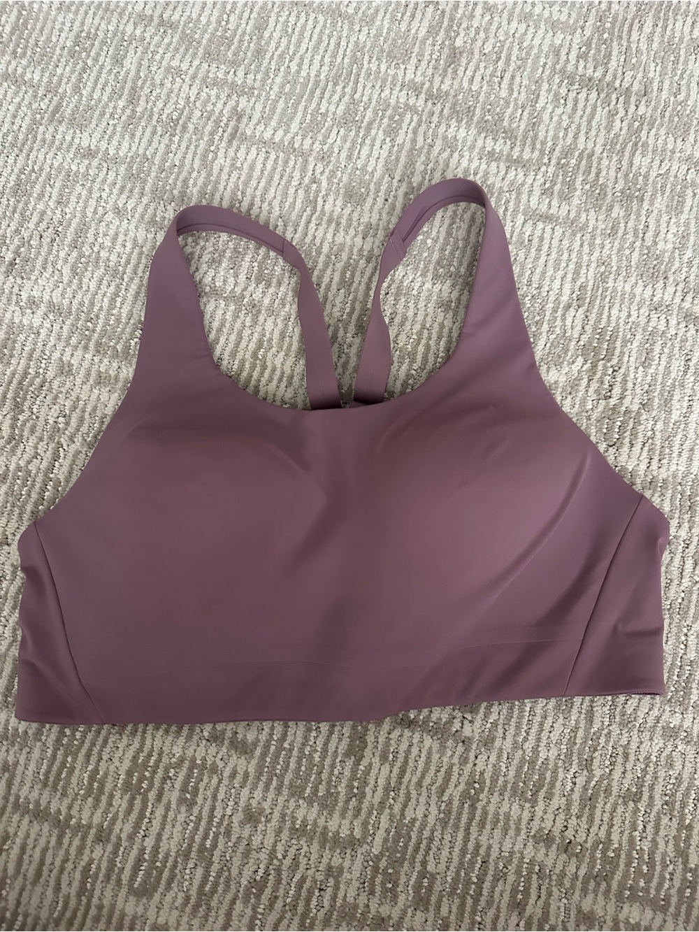 Athleta Light Plum Wireless Sports Bra- 36C